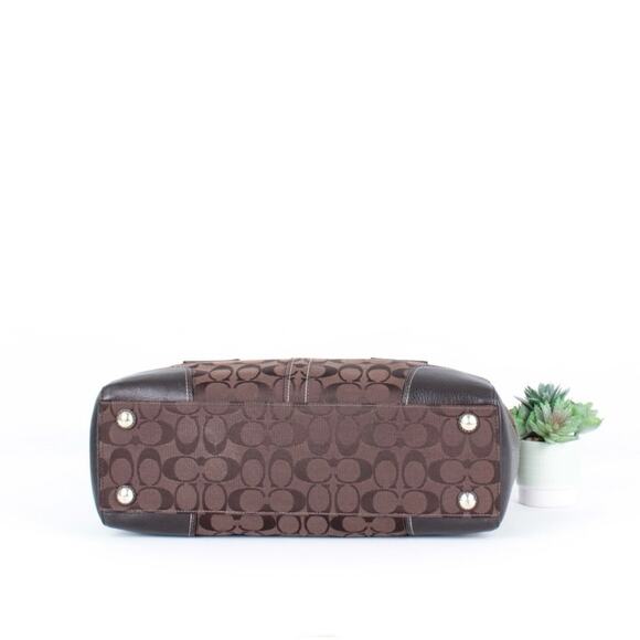 Coach Signature Hampton Shoulder / Top Handle Bag - Picture 4 of 8